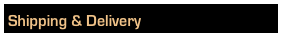 Shipping & Delivery